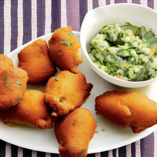 Cheddar and Poblano Hush Puppies