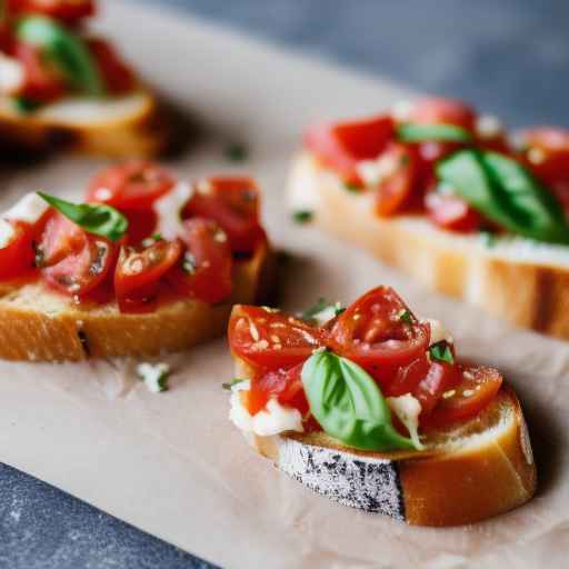 Cheese and Tomato Bruschetta