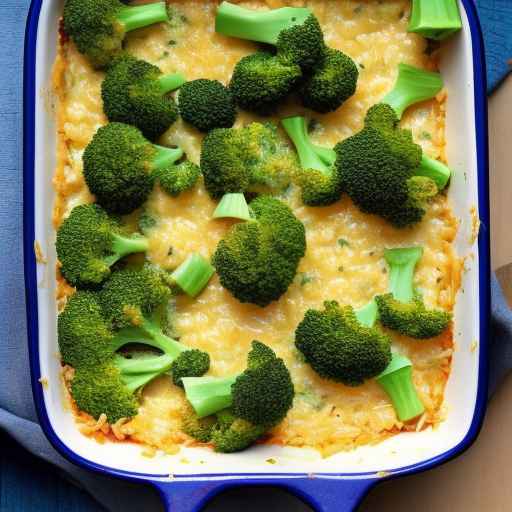 Cheesy broccoli and rice casserole