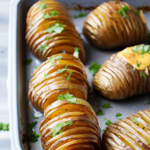 Cheesy Hasselback Potatoes