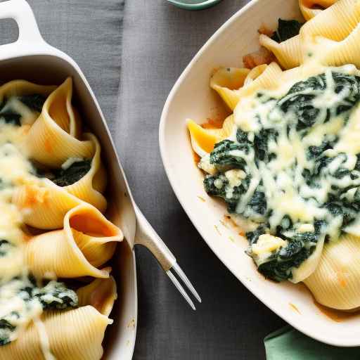 Cheesy Spinach and Ricotta Stuffed Shells