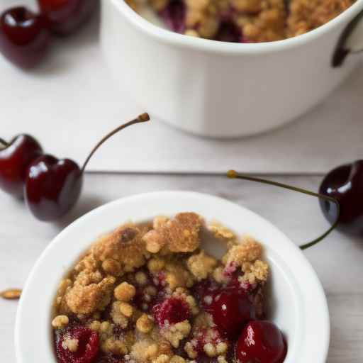 Cherry and Pecan Crumble