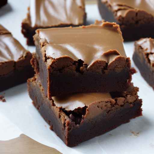 Chewy Peanut Butter Brownies