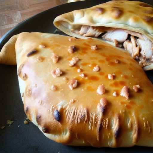 Chicken Adobo Calzone