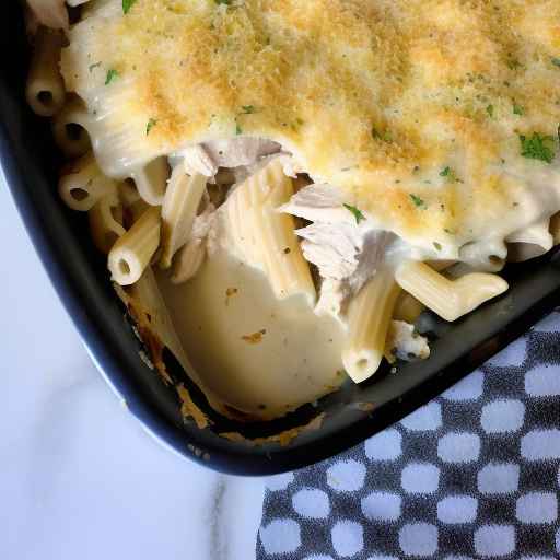 Chicken Alfredo Bake