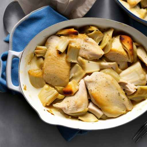 Chicken and artichoke casserole