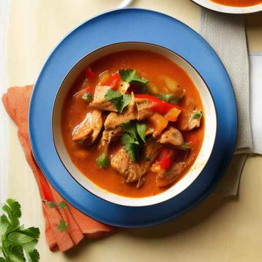 Chicken and Bell Pepper Goulash