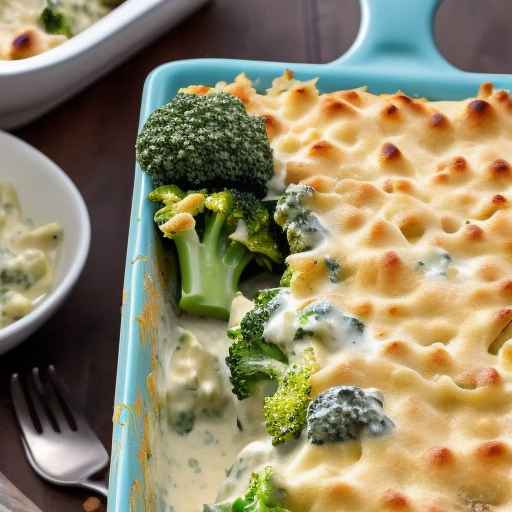 Chicken and Broccoli Casserole with Creamy Alfredo Sauce