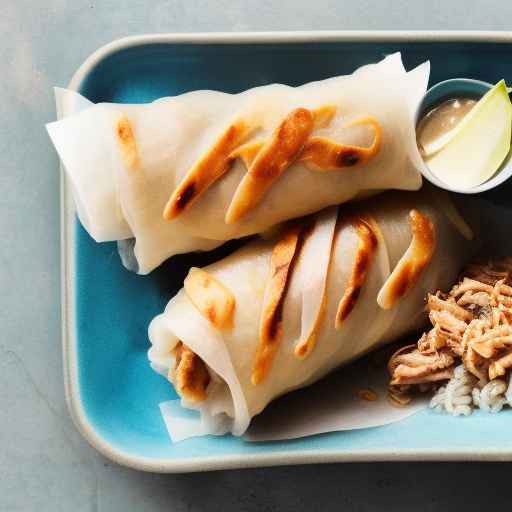 Chicken and Brown Rice Rolls