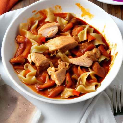 Chicken and Cabbage Goulash