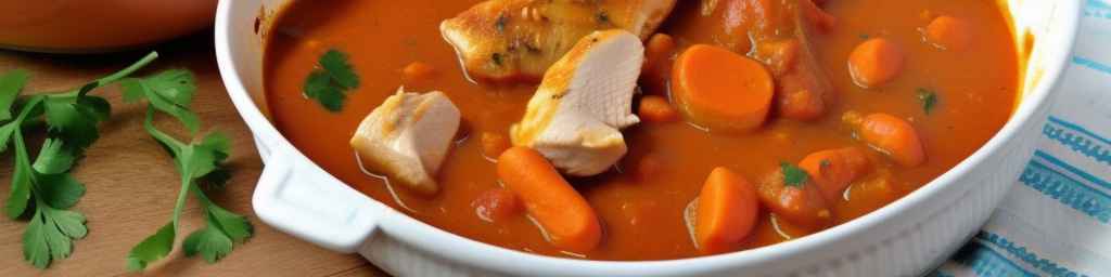 Chicken and Carrot Stew with Paprika