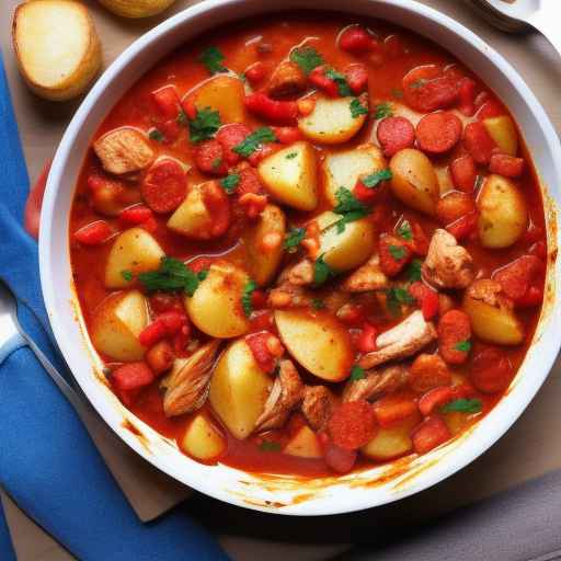 Chicken and Chorizo Goulash with Potatoes