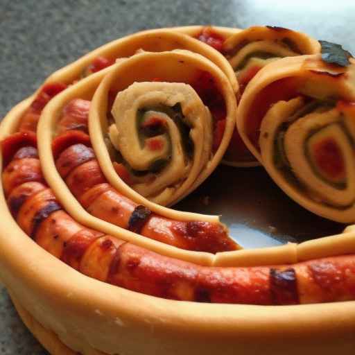 Chicken and Chorizo Pinwheel