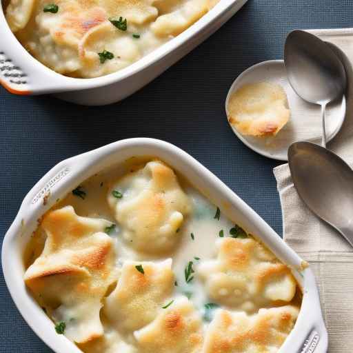 Chicken and Dumplings Gratin