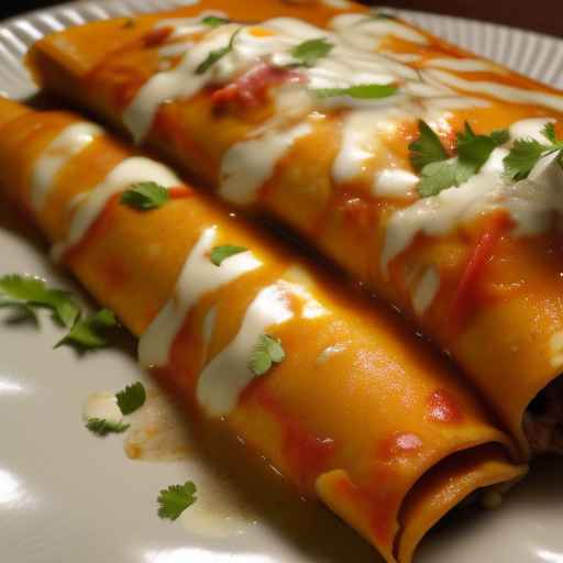 Chicken and Mango Enchiladas