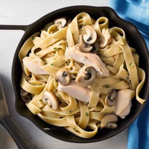 Chicken and Mushroom Fettuccine