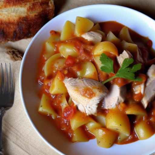 Chicken and Potato Goulash