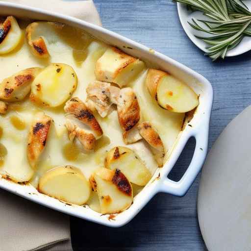 Chicken and Potato Gratin with Rosemary and Garlic