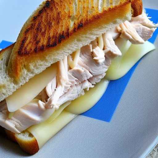 Chicken and String Cheese Sandwich