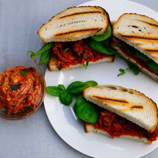 Chicken and Sun-Dried Tomato Pesto Sandwiches