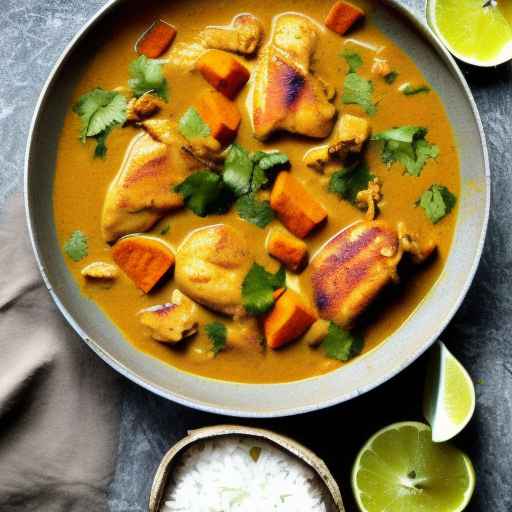 Chicken and Sweet Potato Curry with Coconut Milk