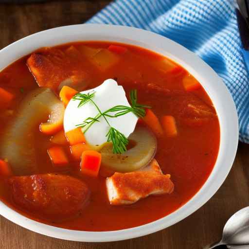 Chicken and Vegetable Borscht