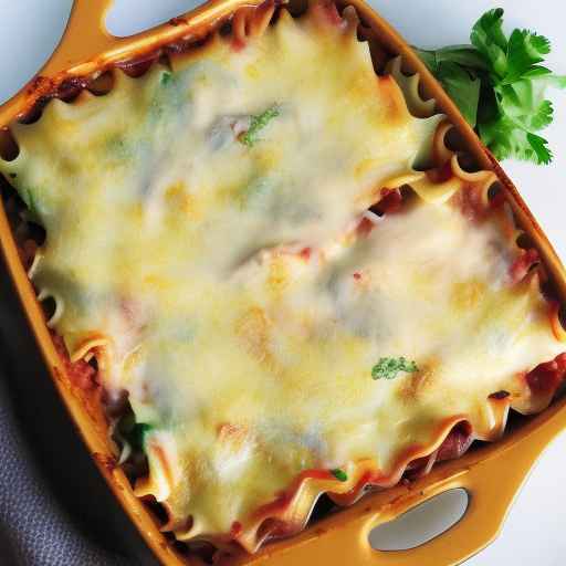 Chicken and Vegetable Lasagna with Bechamel Sauce