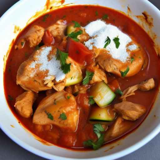 Chicken and Zucchini Goulash