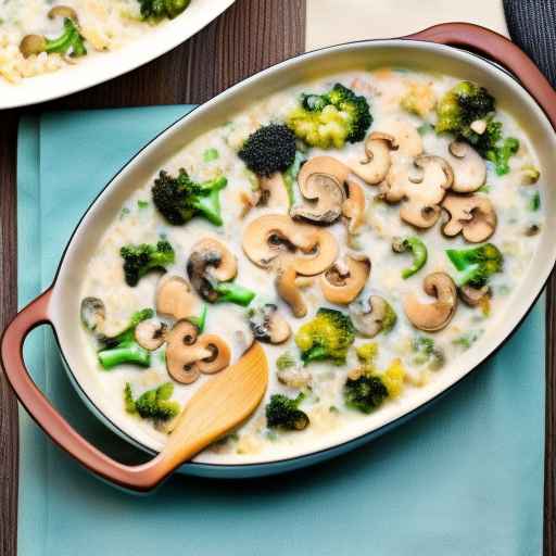 Chicken, Broccoli and Rice Casserole with Cream of Mushroom Soup