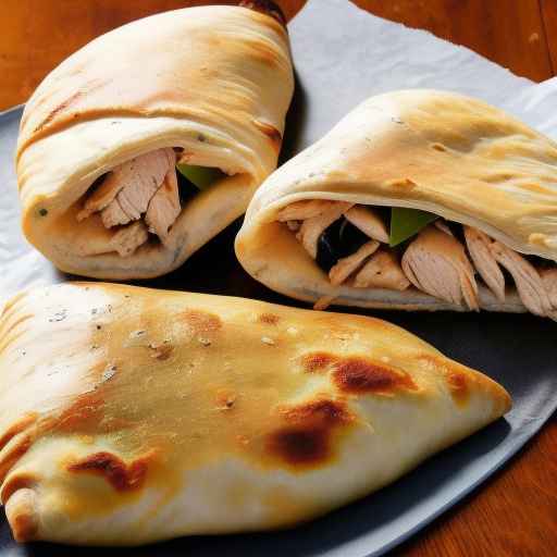 Chicken Caesar Calzone