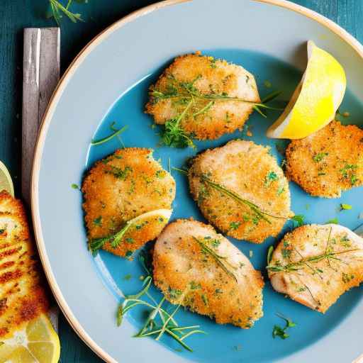 Chicken Cutlets with Lemon and Garlic Butter