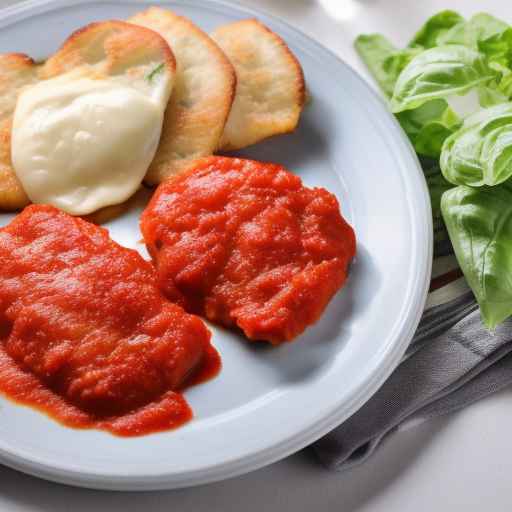 Chicken Cutlets with Marinara Sauce and Mozzarella