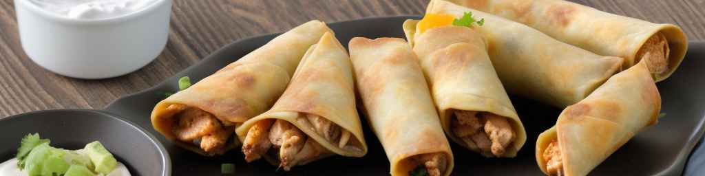 Chicken Enchilada Egg Rolls