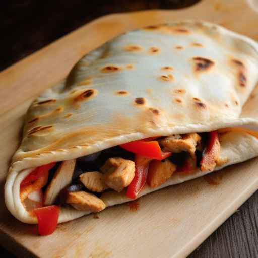 Chicken Fajita Calzone