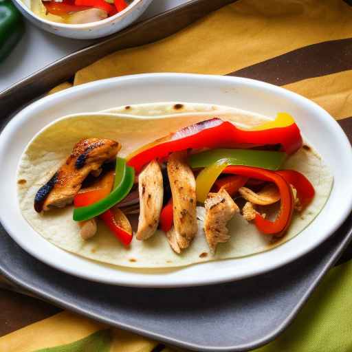 Chicken Fajitas with Bell Peppers and Onions