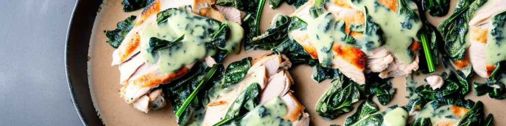 Chicken Florentine with Creamy Spinach Sauce