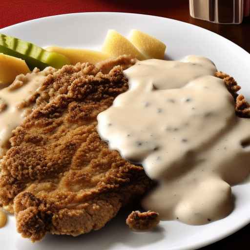 Chicken Fried Steak with Creamy White Gravy