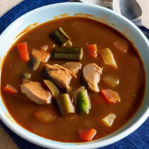 Chicken Gumbo with Andouille Sausage and Okra