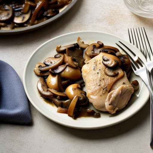 Chicken Marsala with Mushrooms and Onions