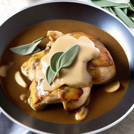 Chicken Marsala with Sage and Apple Gravy