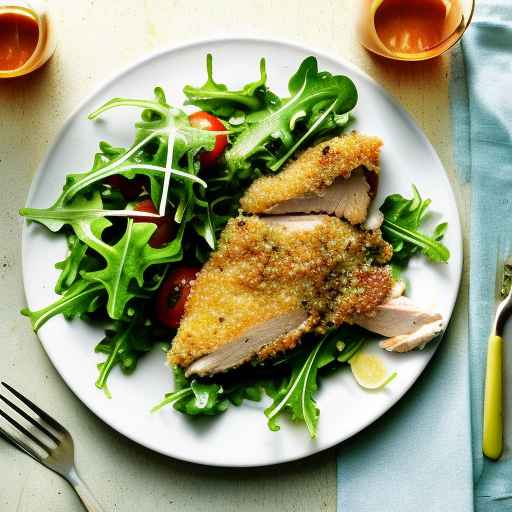 Chicken Milanese with Arugula Salad