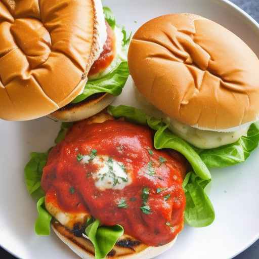 Chicken Parmesan Burgers