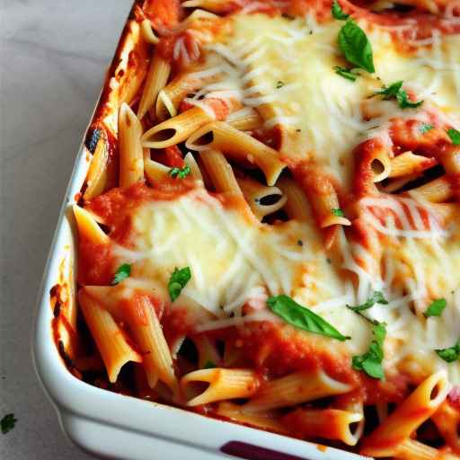 Chicken Parmesan Pasta Bake