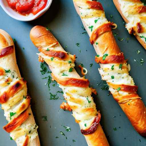 Chicken Parmesan Stuffed Baguettes