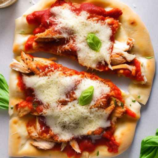 Chicken Parmesan Stuffed Flatbread