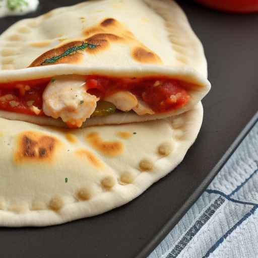 Chicken Parmesan Stuffed Pita Bread