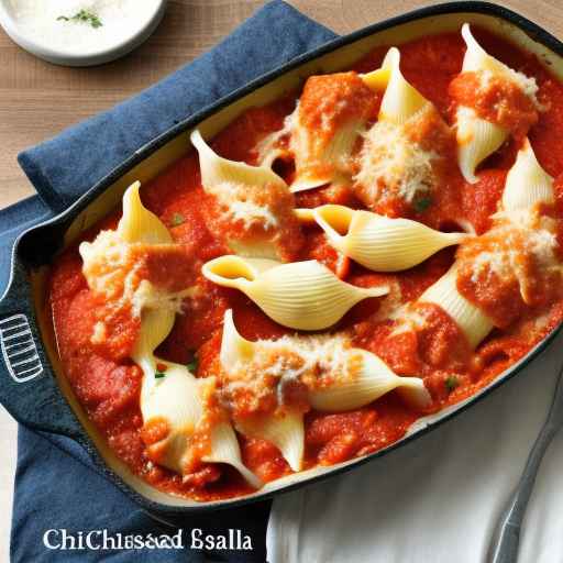 Chicken Parmesan Stuffed Shells