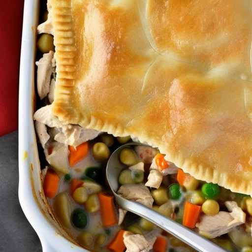 Chicken pot pie casserole