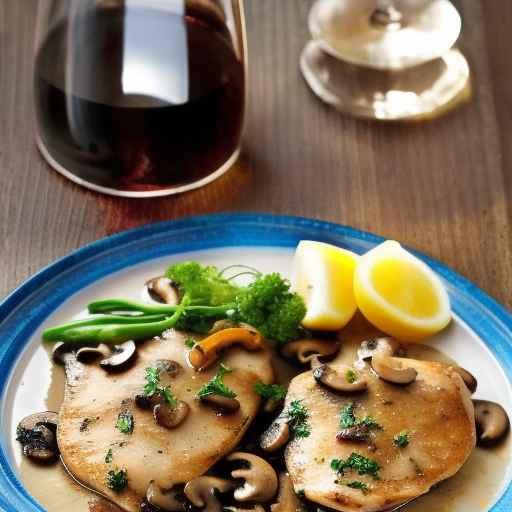 Chicken Scaloppine with Mushrooms and Marsala Wine Sauce