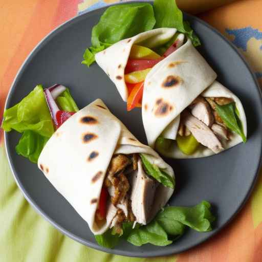 Chicken Shawarma Pita Wraps